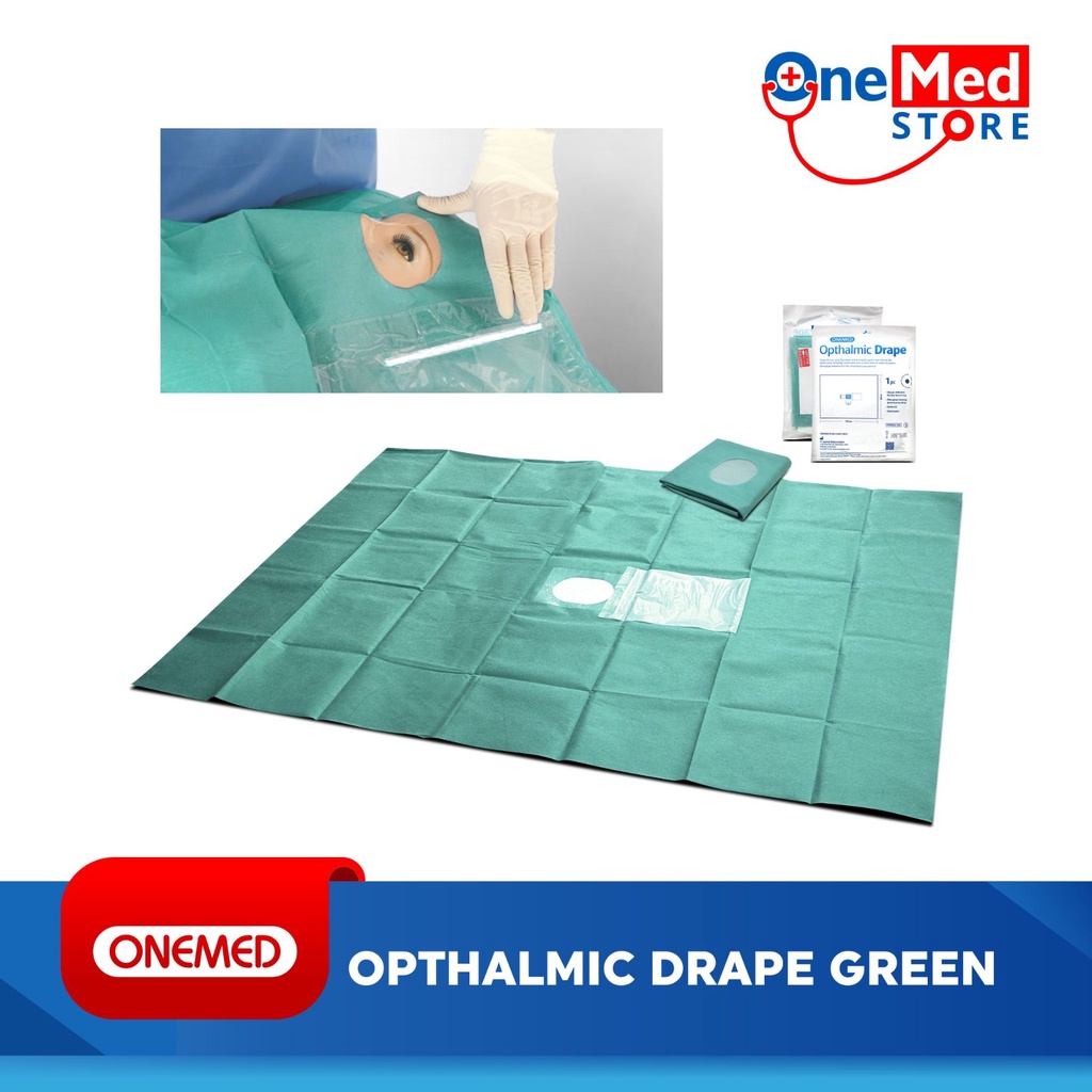 Opthalmic Drape Green Onemed OB