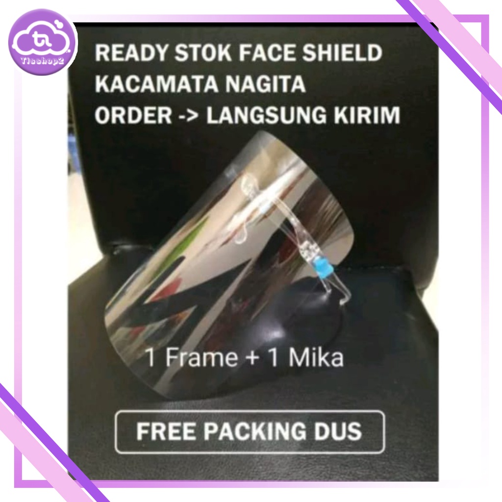 READY..FACE SHIELD NAGITA ANTI FOG / GROSIR LEBIH MURAH  / PACKING DUS DAN BERGARANSI