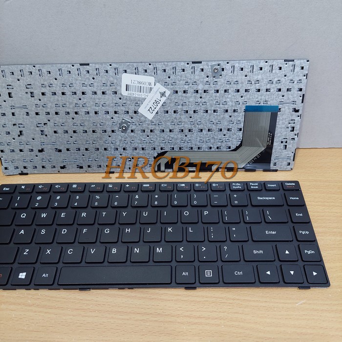 Keyboard Laptop Lenovo IdeaPad 100-14IBY 100 14IBY HITAM -HRCB