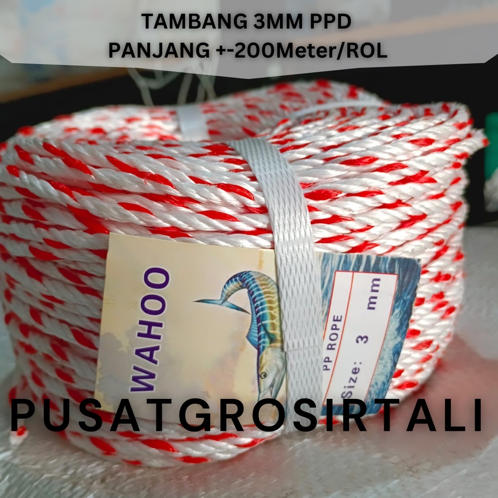TAMBANG 3MM PPD / TALI TAMBANG PPD 3MM