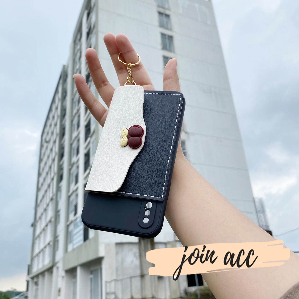 SoftCase Dompet + Ring For INFINIX Hot 9 9 play 10s 10 play 11 11s 11 play 12i 12 play Smart 4 5 6