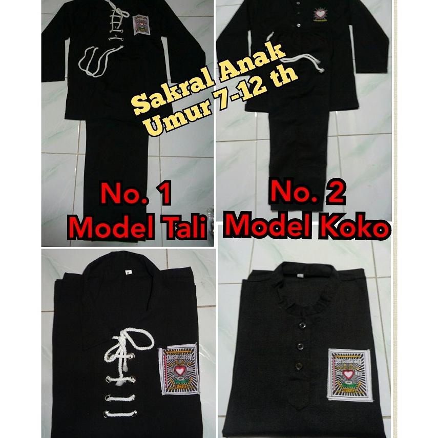 TERMURAH BAJU SAKRAL SILAT PSHT ANAK ANAK LAKI LAKI PEREMPUAN SD PSHT