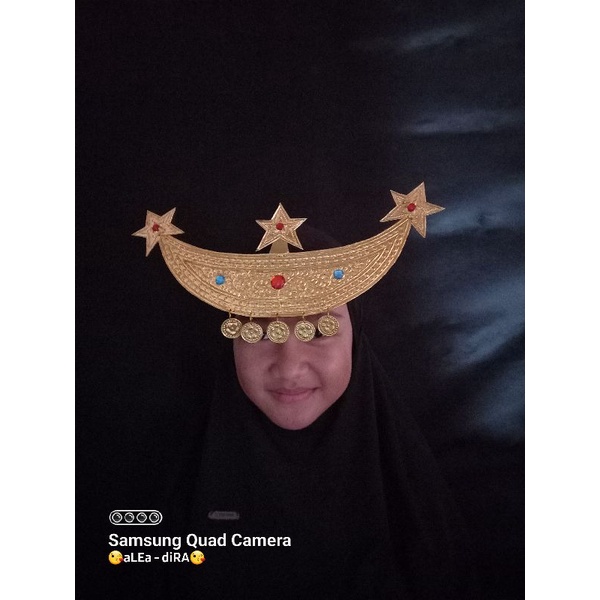 aksesoris kepala adat NTT // bulan sabit bintang adat NTT