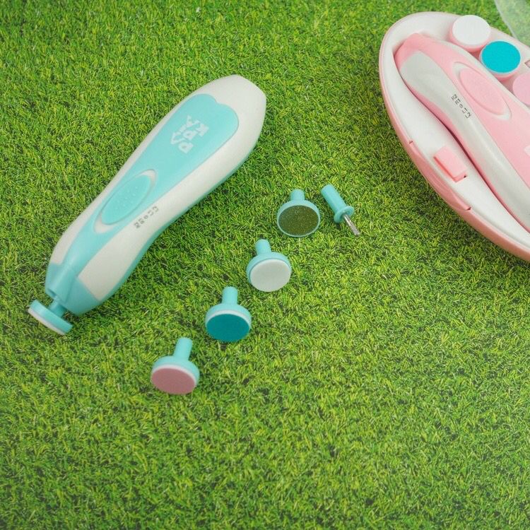 Papika Baby Set Nail Trimmer / Gunting kuku Bayi Elektrik 6 in 1 Alat Menicure Pedicure Baby Nails Trimmer Gunting Kuku Bayi &amp; Dewasa Nail Buffer Pengkilap Pengikir Kikir Kuku