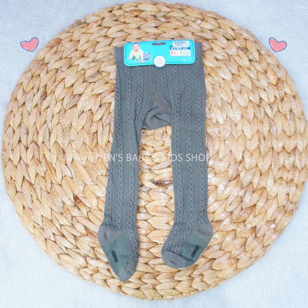 Baby Legging Stocking Cable Polos - 6-12