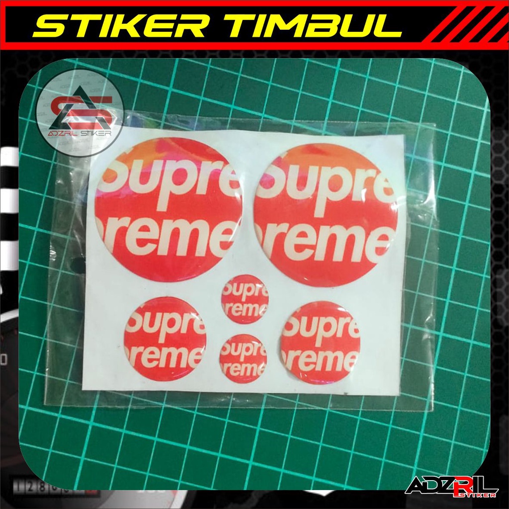 STICKER EMBLEM TIMBUL RESIN SET MOTOR YAMAHA/ SUPREME / STIKER EMBLEM NMAX /STIKER  EMBLEM AEROK / S