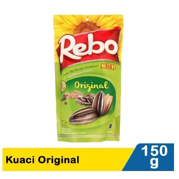 

Kuaci Rebo Aneka Rasa Original Green Tea Milk 150 gr