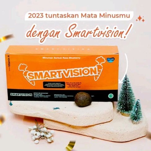 SMART VISION Suplemen Obat Mata Minus - Plus - Slinder Alami 100%