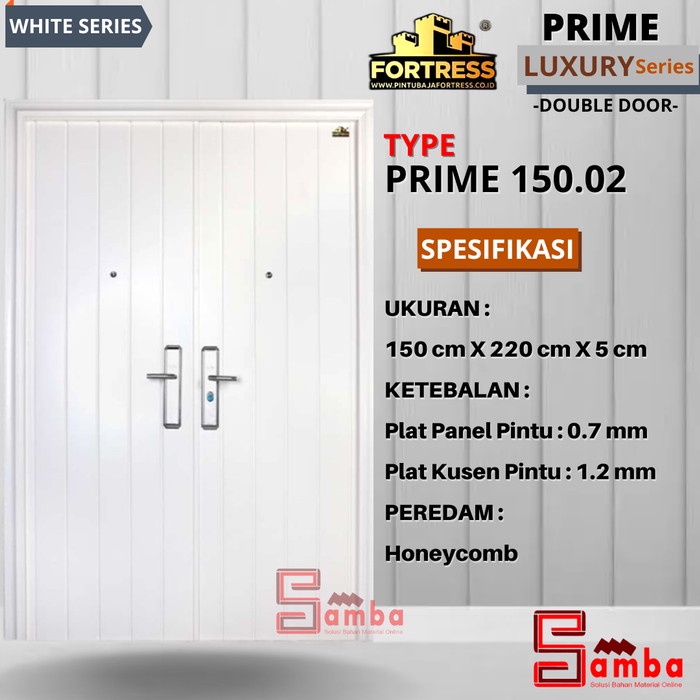 hanya disini] PINTU BAJA FORTRESS PRIME 150.02 DOUBLE DOOR PINTU RUMAH PLAT BAJA