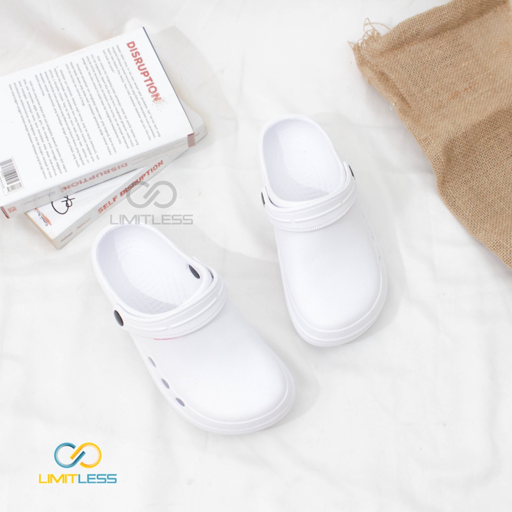Sandal Wanita Slip On Baim Selop Medis EVA Ringan Sendal Slop Rumah Cewek Sandal Baim Wanita Terbaru Murah Santai