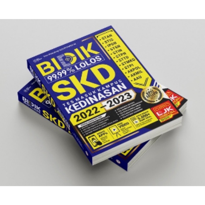 BUKU BIDIK 99,99% LOLOS SKD KEDINASAN 2022-2023