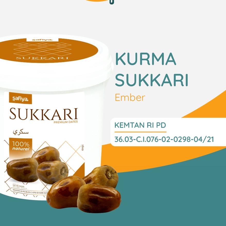 

♡ Kurma Sukari Ember 850 gram Original Premium ➧