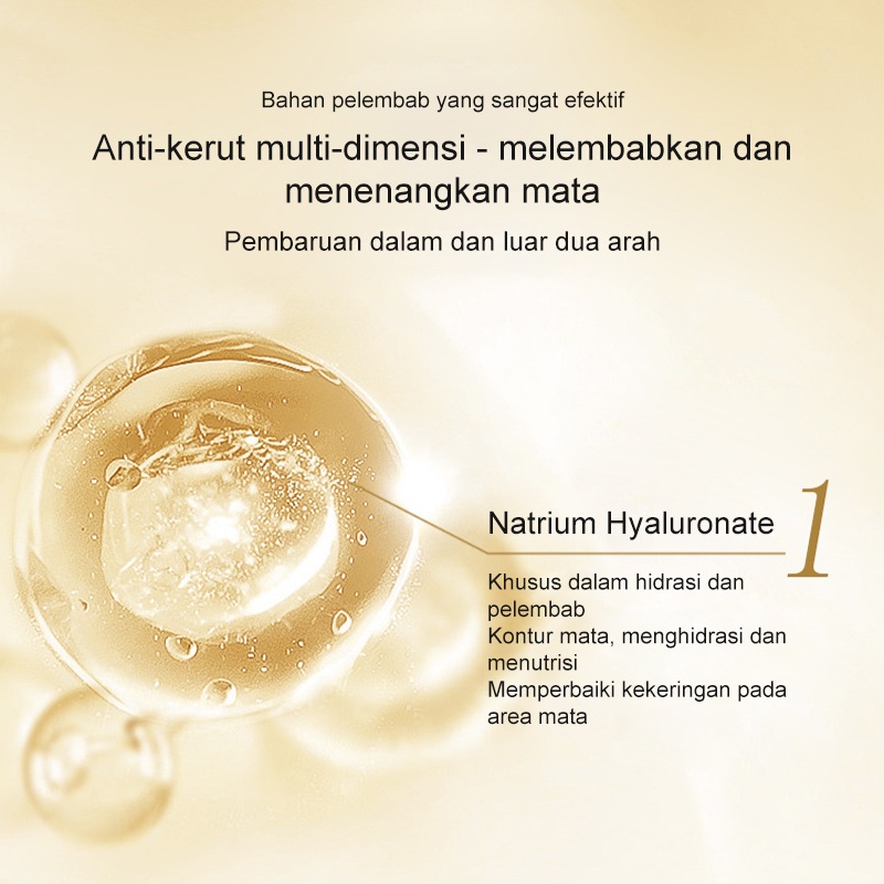 Mata panda Eye serum Krim mata Penghilang kantung mata 40g Serum mata panda dan kantung mata / Memudarkan garis-garis halus / Melawan penuaan / Eye Treatment pelembab