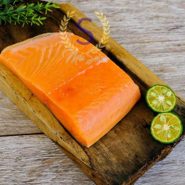 

✶ Salmon Fillet Fresh Frozen / Ikan Salmon Segar (Cooking Grade) 1KG @200 GR [FROZEN FOOD SEAFOOD] ♀