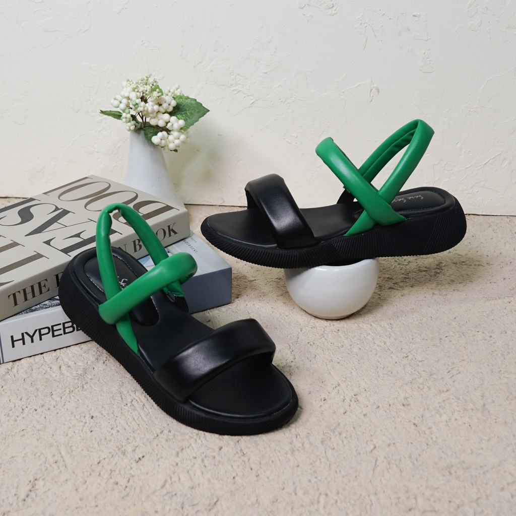 Sara Sara LARA Sandal Tali Wanita sandal wedges tali sandal empuk terbaru