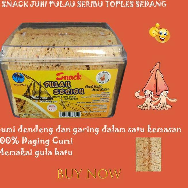 

☄ Snack juhi pulau seribu toples sedang makanan kecil cemilan juhi ♪
