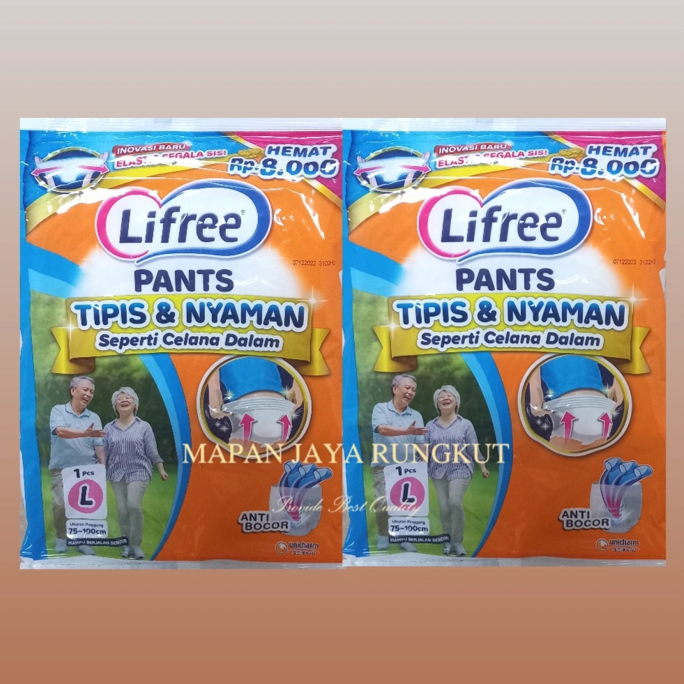 Lifree Popok Celana Dewasa M / L / XL ( 1 lusinan )