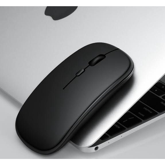 Mouse Wireless Slim untuk PC Laptop Mouse 2.4Ghz Silence Wireless | Garansi 3 Bulan