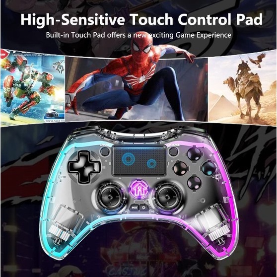 Gamepad RGB P05 Untuk PS4, PC, Android Joystick