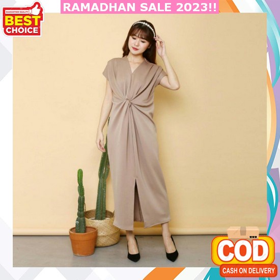 Kaftan Anisa Bahan Crinkle Ld 140 Dress Wanita Kekinian Terbaru Dress Maxi Dress Wanita Dress Cantik