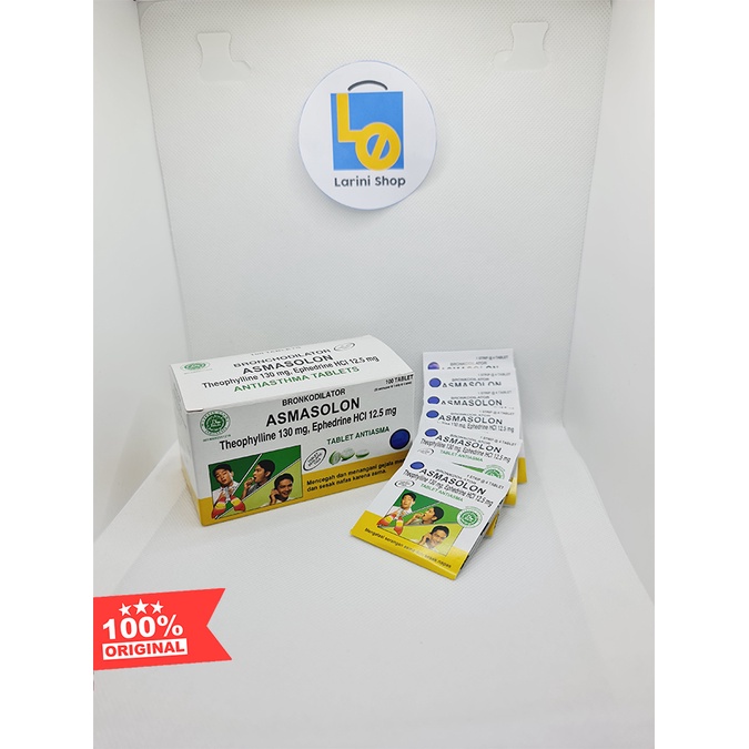 ASMASOLON 4 TABLET OBAT ANTI ASMA DAN SESAK NAFAS