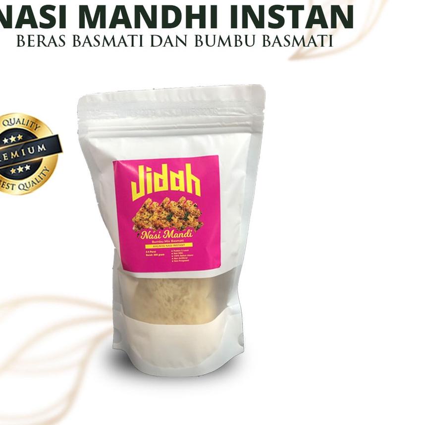 

✱ Nasi Mandhi Instan Porsi 4-5 Orang | Beras Basmati dan Bumbu Basmati | Nasi Mandi Instan Original ➾