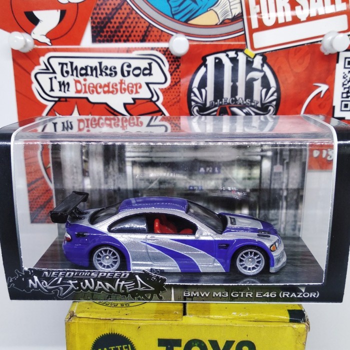 HOTWHEELS LIMITED CUSTOM - BMW M3 GTR E46 RAZOR (NEED FOR SPEED)