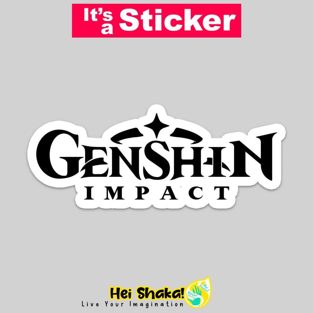 

Stiker Genshin Impact Sticker Gamer Tempelan Gaming Bahan Vinyl Anti Air