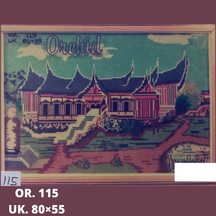 Stopper Kristik Kruistik Sulam 1Set Cross Stitch Orchid Or 111 112 113 114 115