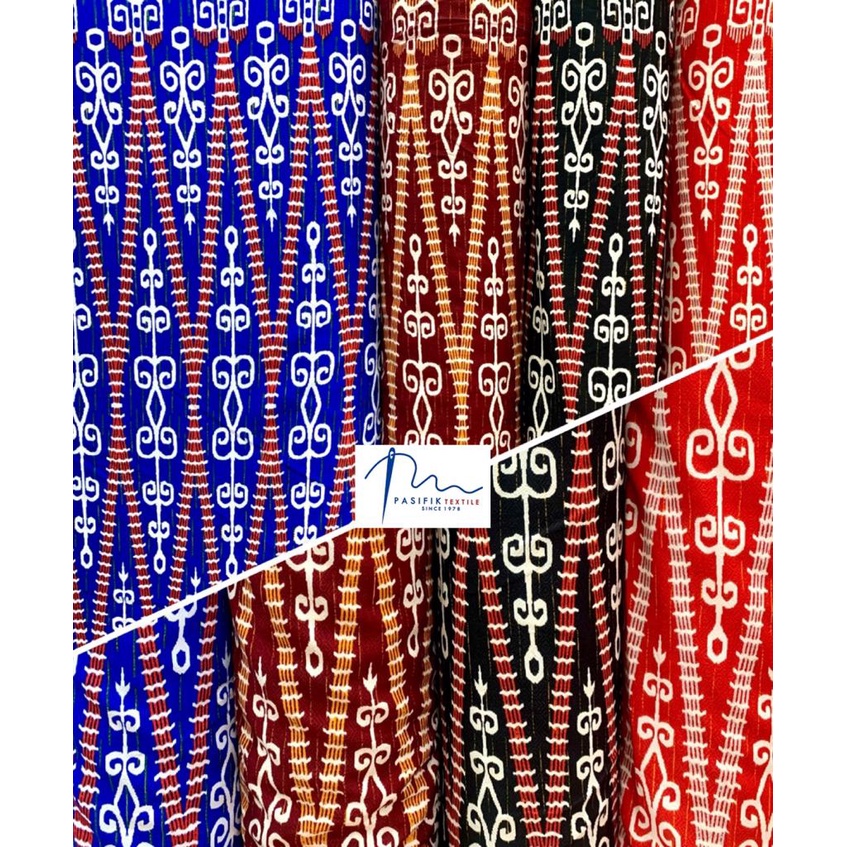 Kain Batik Khas Kalbar Borneo Jokowi