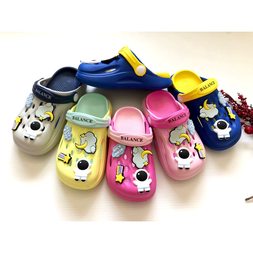 [1-4 Tahun] Sandal Sendal Anak Laki Import Karet Eva CLOUDASTRO Balance 2118-S