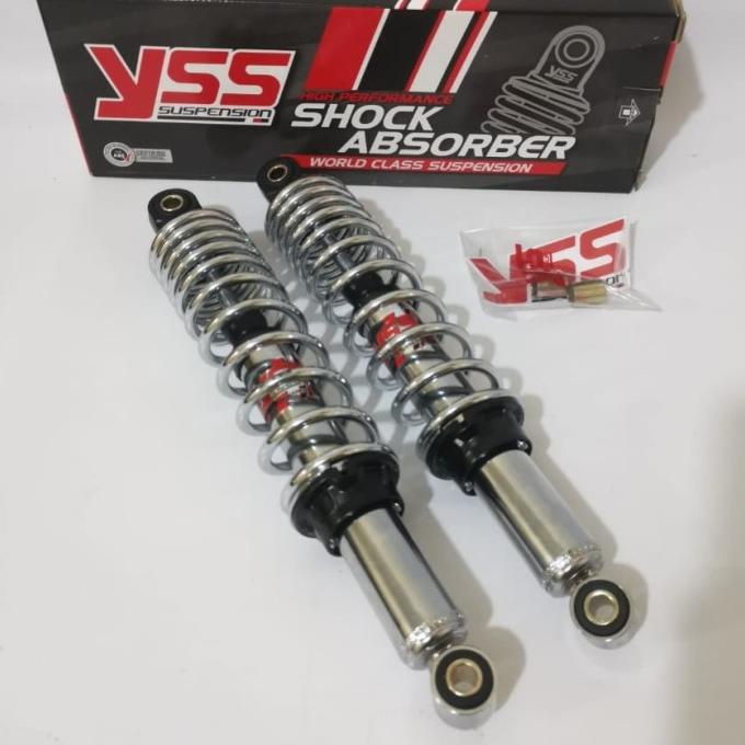 SOK SHOCK YSS TOP PRIME 320 MM SUPRA X 125 REVO BLADE RXKING CHROME ---READY---