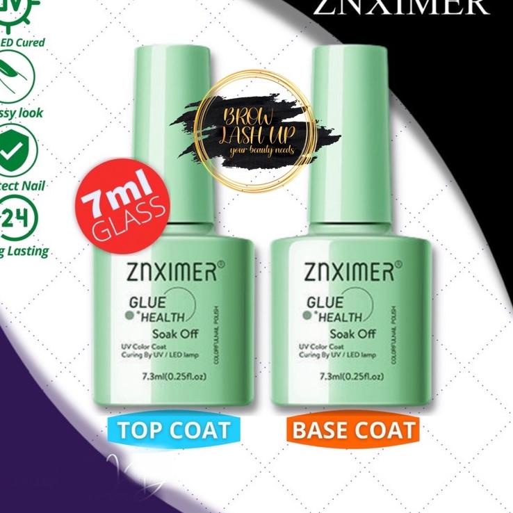 SuperSale ZNXIMER Base Coat & Top Coat ZNXIMER Gel Nail Polish UV LED Nail Art / Kutek / Cat Kuku/ G