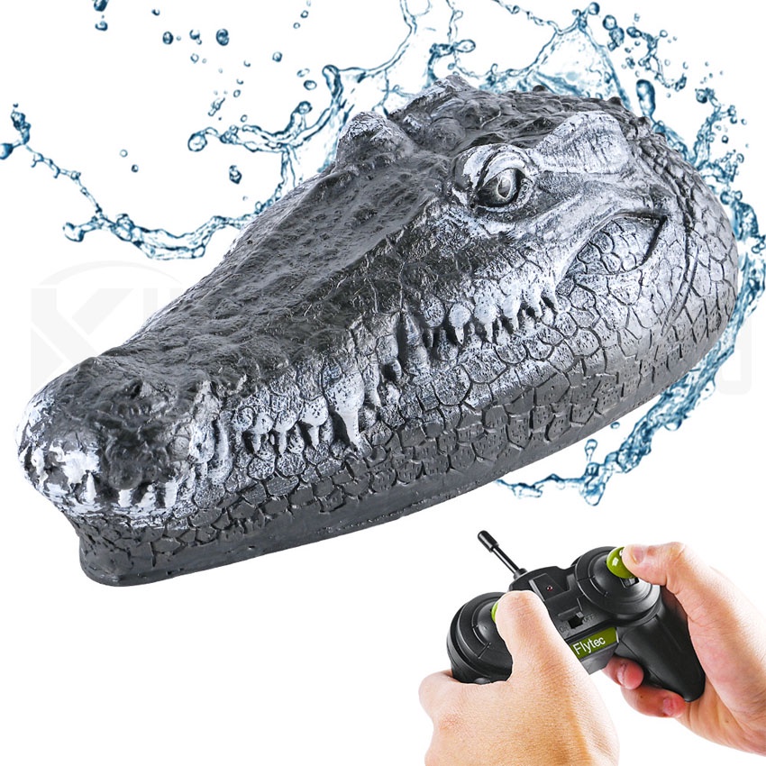 KIDS FRIENDLY Flytec V005 Crocodile RC Buaya Boat Remote Control Mainan Kapal Anak