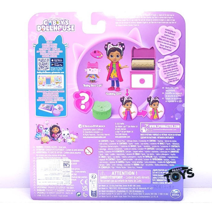 Gabby'S Dollhouse Art Studio Set Gabby Original #Original