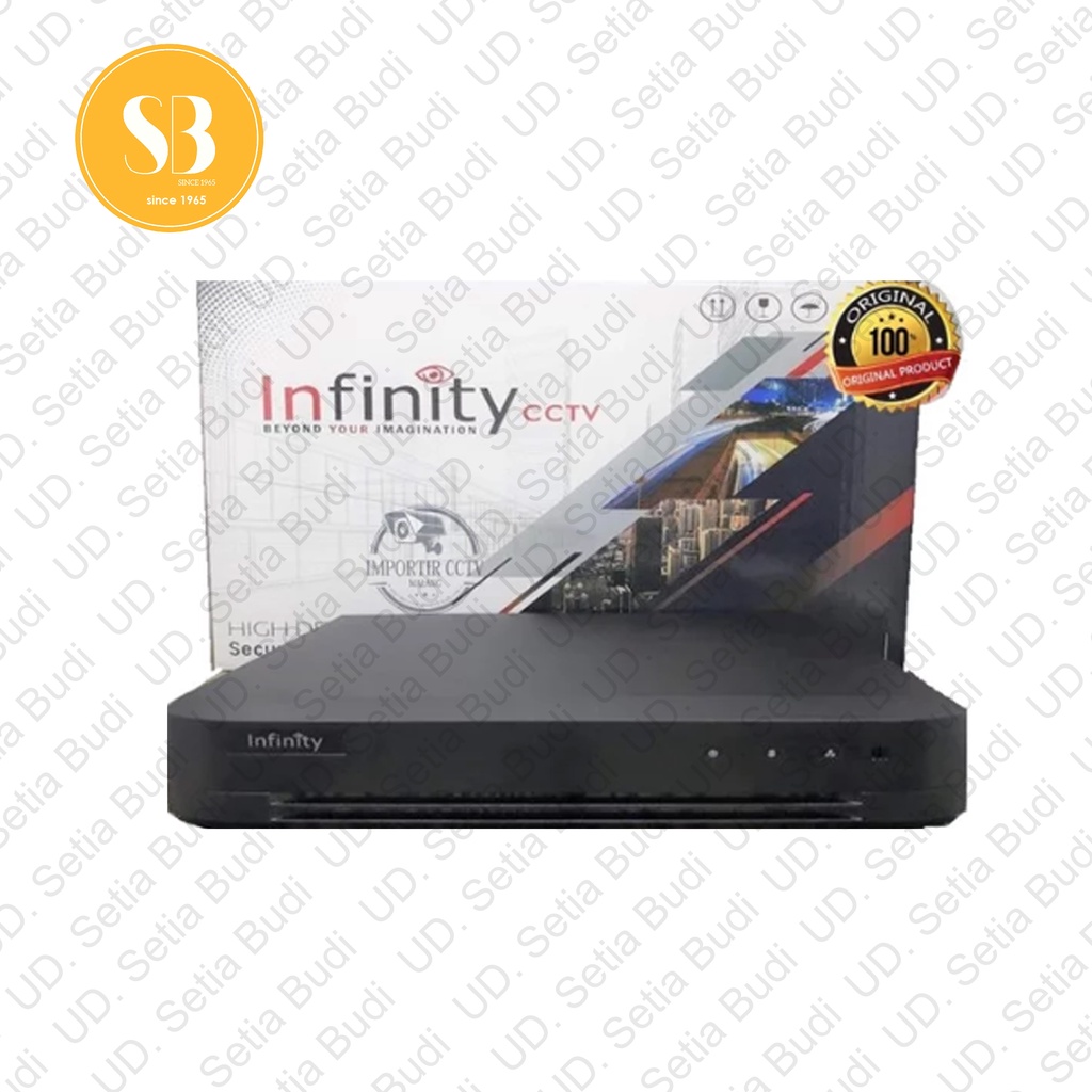 DVR CCTV Infinity 16 Channel 8MP H.265 Pro 1080p TDV-8516-H2 Baru