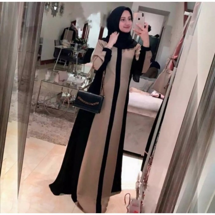 Gamis Gamis turkey SAMIRA pakaian wanita muslim gamis Abaya terbaru reflika(W1K3) Gamis Turkey Terba