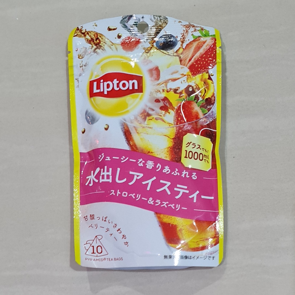 Lipton Cold Brew Strawberry Raspberry 10 x 3,4 Gram