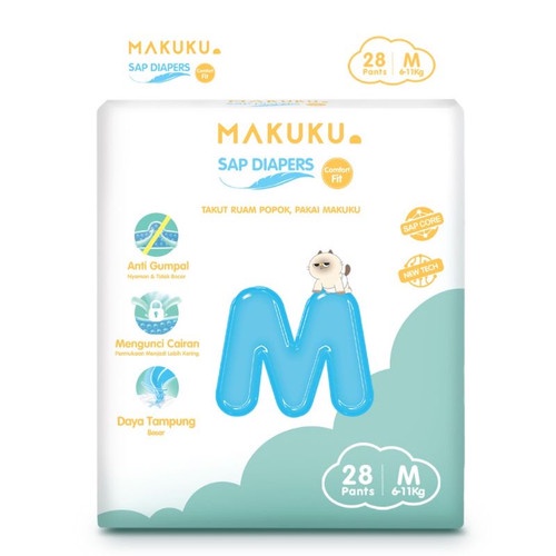 Makuku air diapers comfort fit pants M28