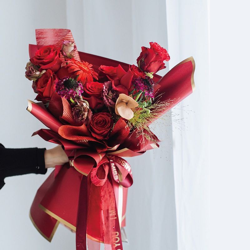 

[20 LEMBAR]WRAPPING FLOWER/kertas[pembungkus bunga/ Kertas Buket Bunga Cellophane Florist