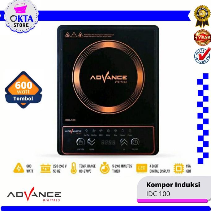 Advance Kompor Induksi Kompor Listrik IDC 100