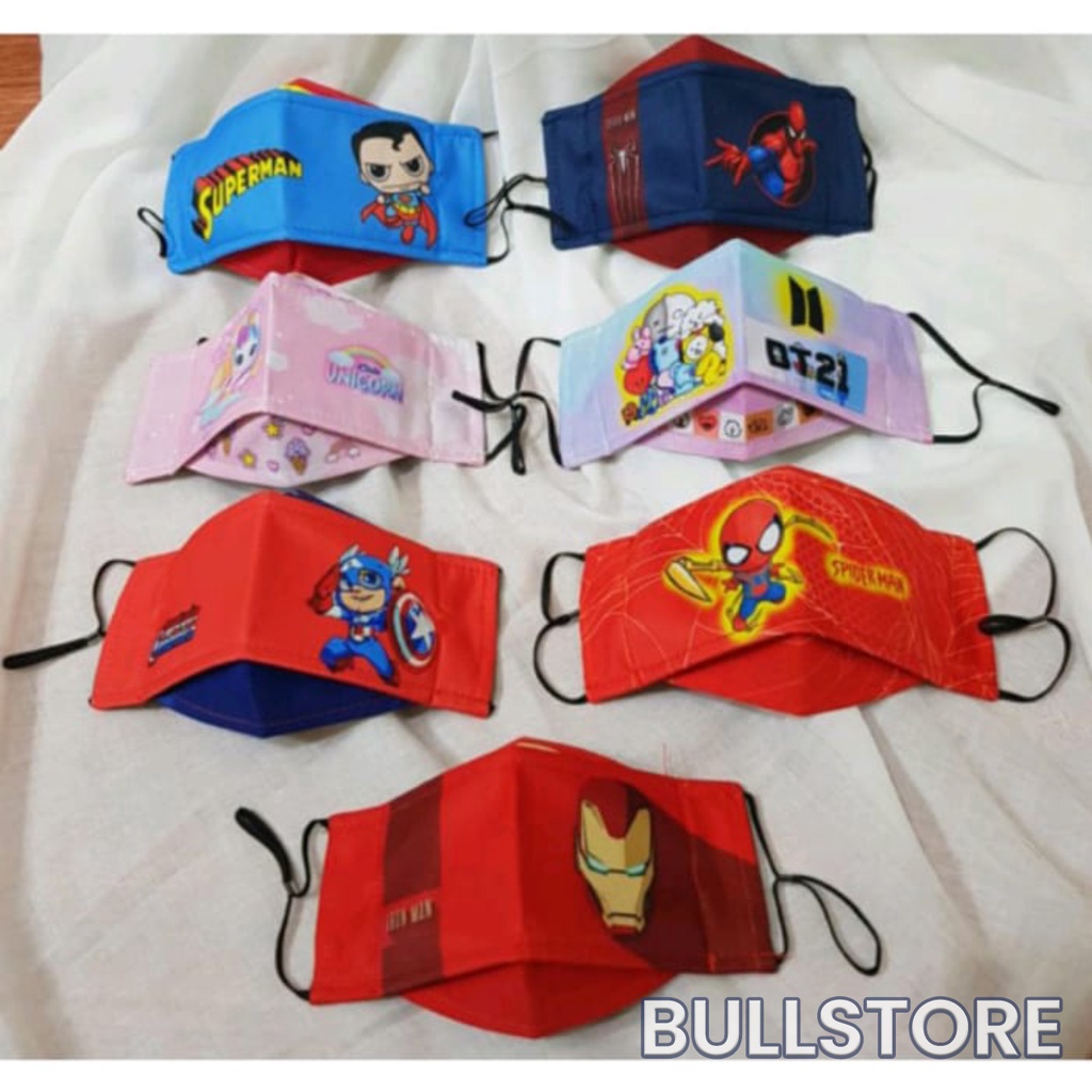 MASKER KAIN ANAK 3D ORIGAMI