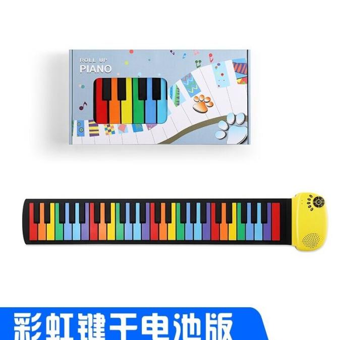 PIANO GULUNG 49KEY / ROLL UP 47KEY PIANO ELECTRONIC KEYBOARD .