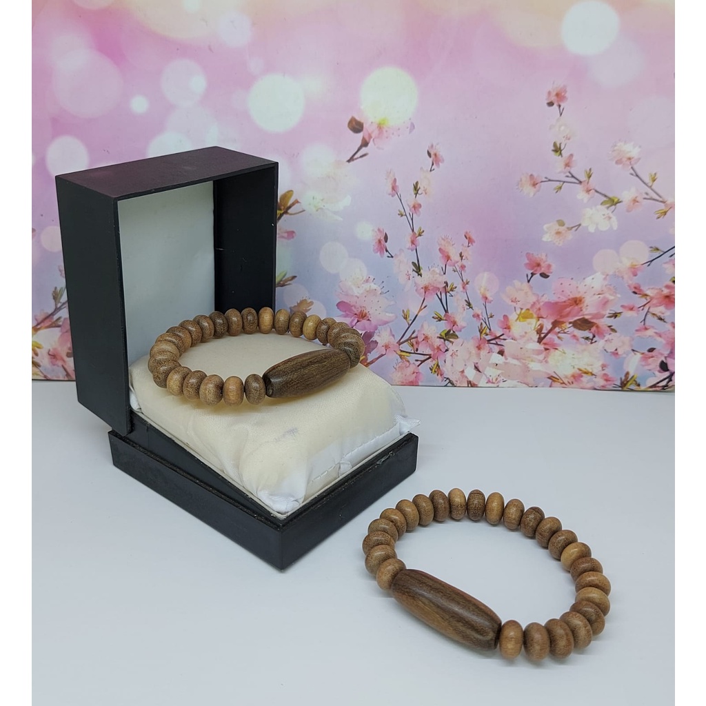 SEPASANG GELANG PLAT KAYU BIDARA MADINAH