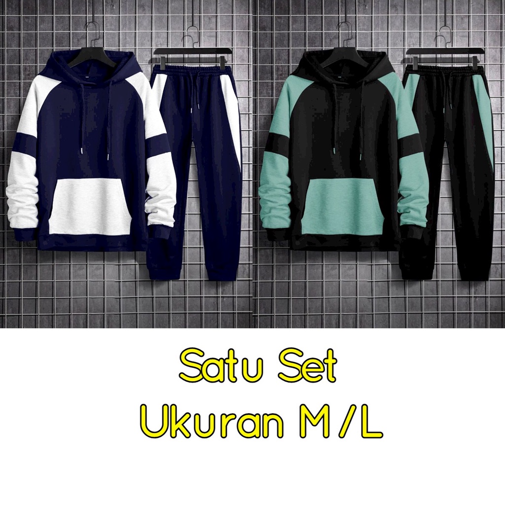 Asgard777 - Setelan JACKSON / hoodie / jogger / satu set / pakaian pria