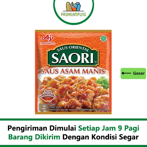 Saori Asam Asem Manis 25 Ml Pasar Lampung