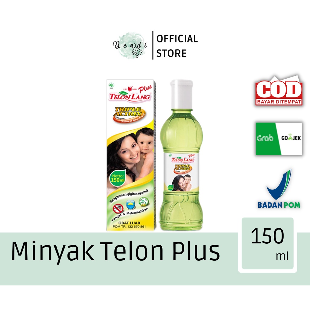 CAP LANG Minyak Telon Plus 150 ml - Minyak Telon
