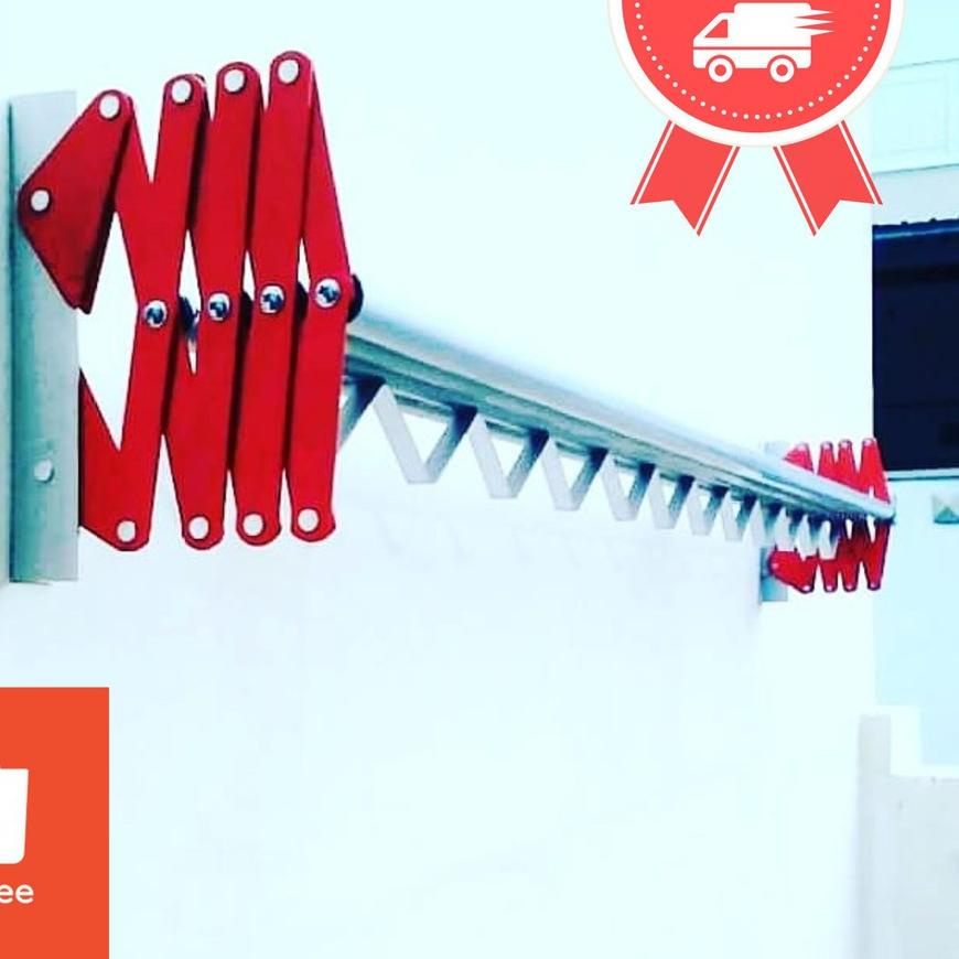 ➩ JEMURAN LIPAT DINDING PRAKTIS KUAT SUPER ✹