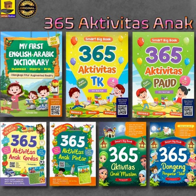 

365 Aktivitas Anak Tk Paud / Buku Aktivitas Anak / Buka Anak Tk Paud