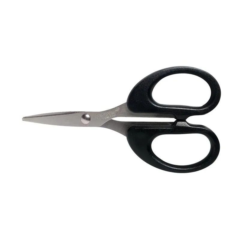 GUNTING KERTAS MINI KANTOR LHP 145 LADY POP OFFICE SCISSORS GAGANG HITAM STAINLESS STEEL KUALITAS BAGUS MURAH SUPER TAJAM